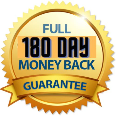 Crystal Vision 180 day customer satisfaction guarantee badge