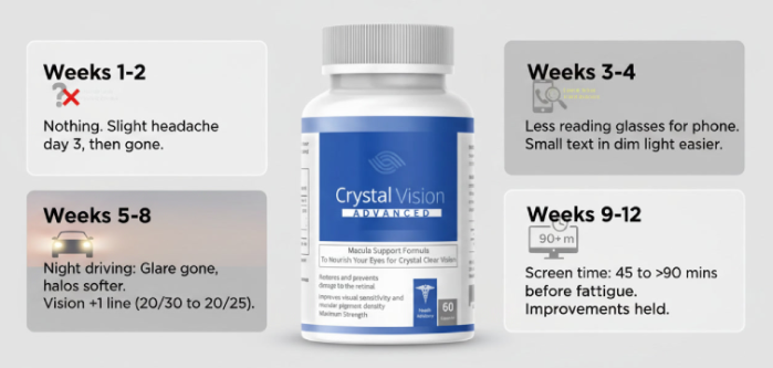 Crystal Vision supporting clearer visual focus and daily eye comfort